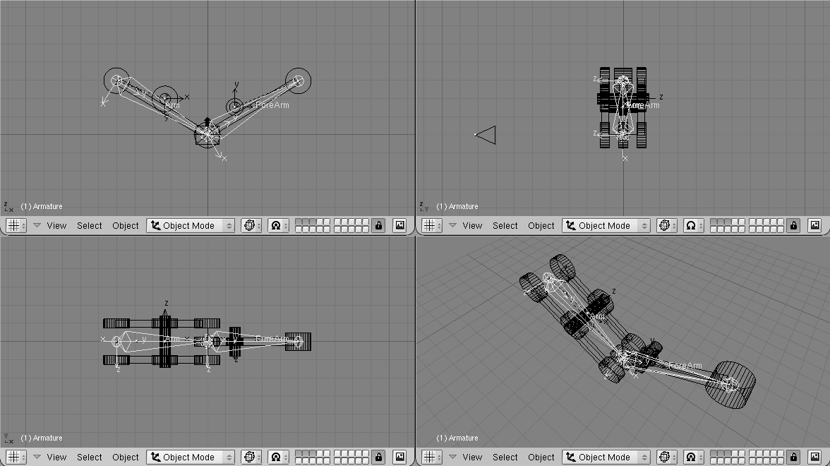 The Arm model and its armature