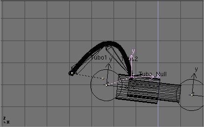 The Empty for the IK Animation solution.