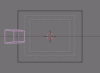 Moving the cube out of the camera view.