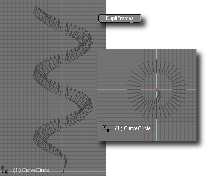 Using a curve path to model the chain.
