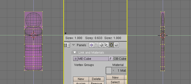 Slimming Gus using constrained scaling.