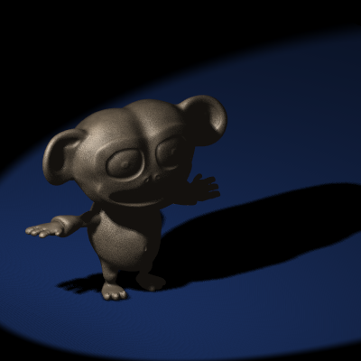 Single Spot Light set up with appropriate Clipping.