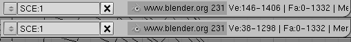 Vertex count after removing doubles.