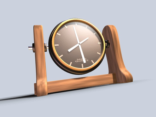 Final Clock Render.