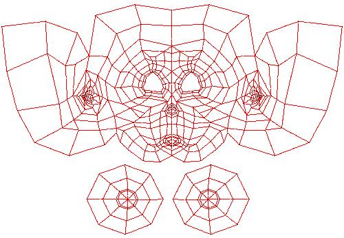 Final exported UV layout.