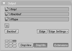 Toon edge buttons.