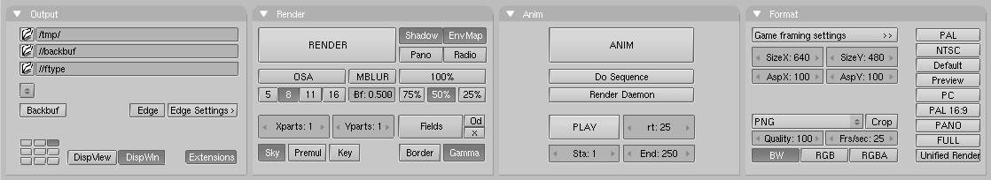 Rendering Buttons.