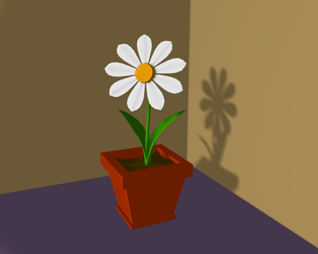 A scene with Toon materials.