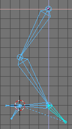 Adding a toe and some more IK Animation.