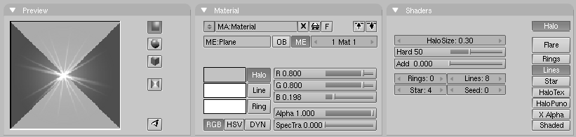 Halo settings