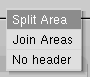 The Split menu for creating new windows.
