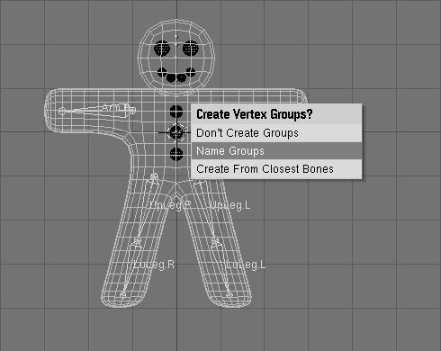 Automatic Skinning options.