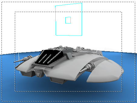 Radiosity solution.