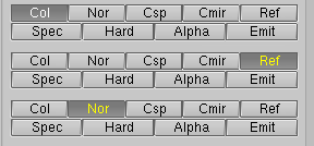 Texture set-ups.
