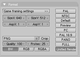 The Unified Renderer button.